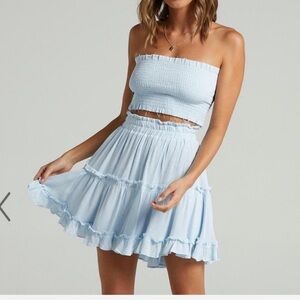 Showpo “Outside the Lines” two-piece set. Size 2